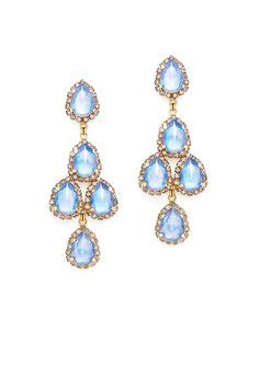 givenchy periwinkle necklace earrings